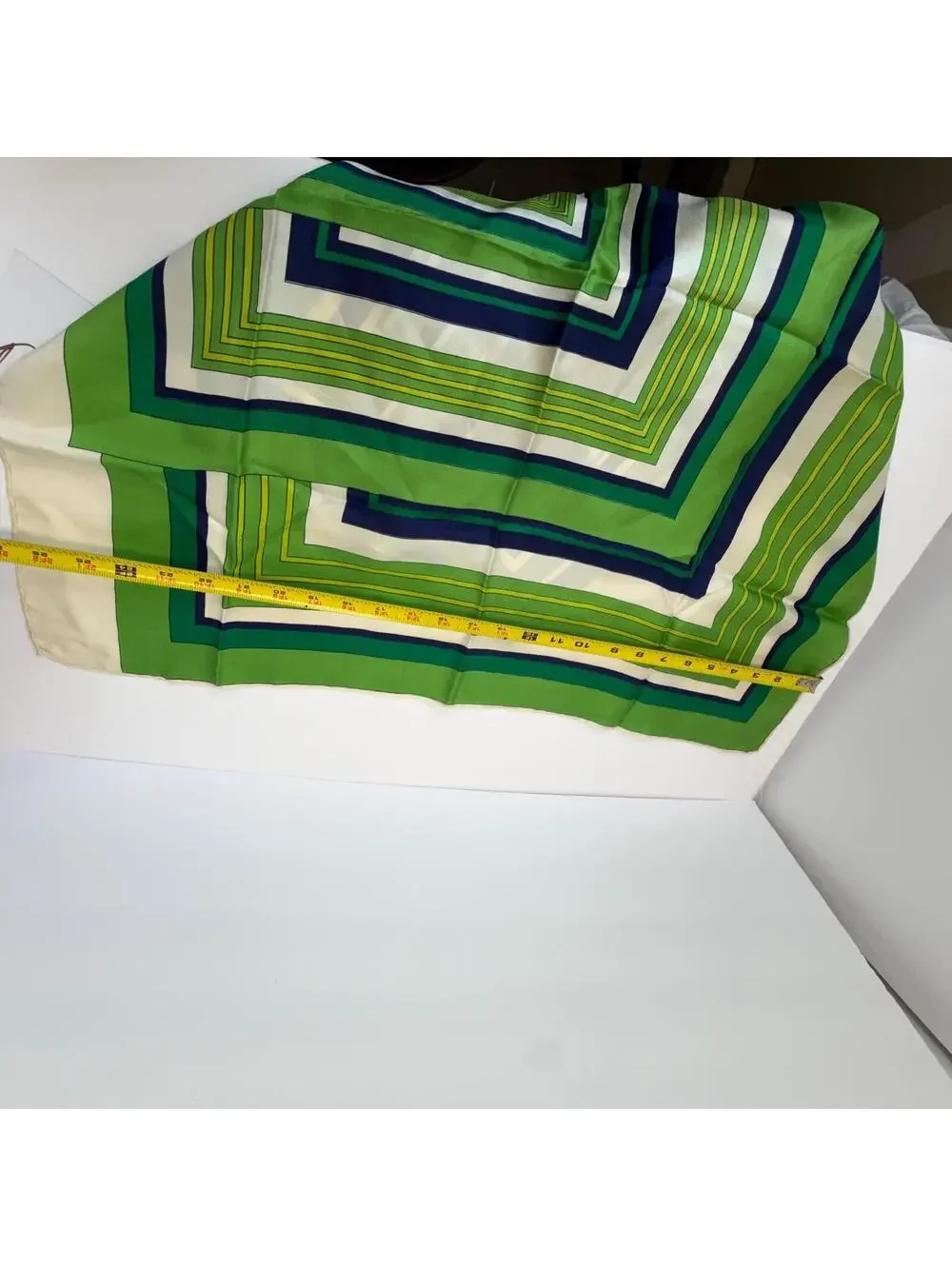 3pc 100% Silk Geometric Print Scarf Set Made in Japan Women's Accessory‎